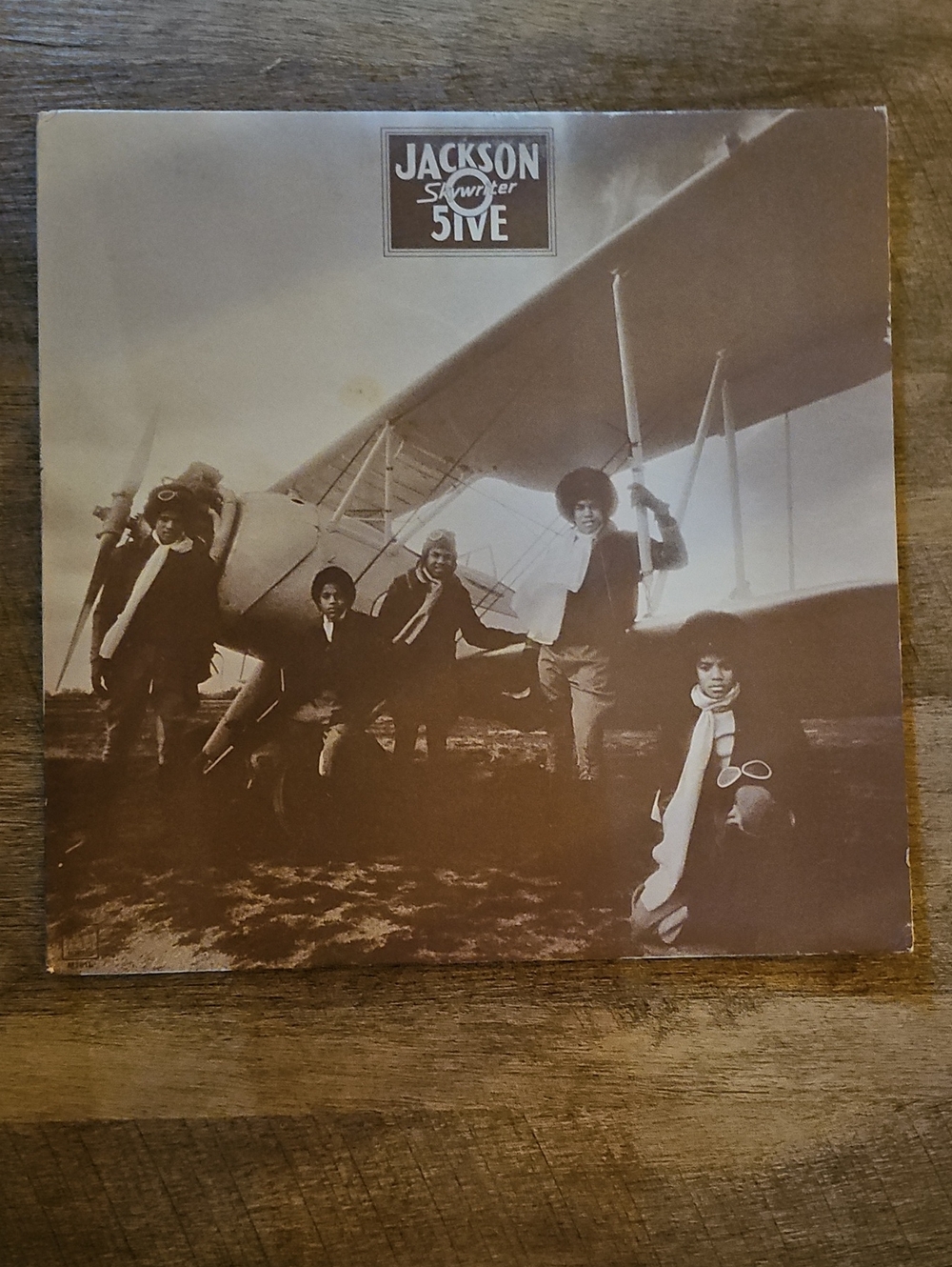 Vintage The Jackson 5 "Skywriter" Vinyl LP Record (1973 Motown)